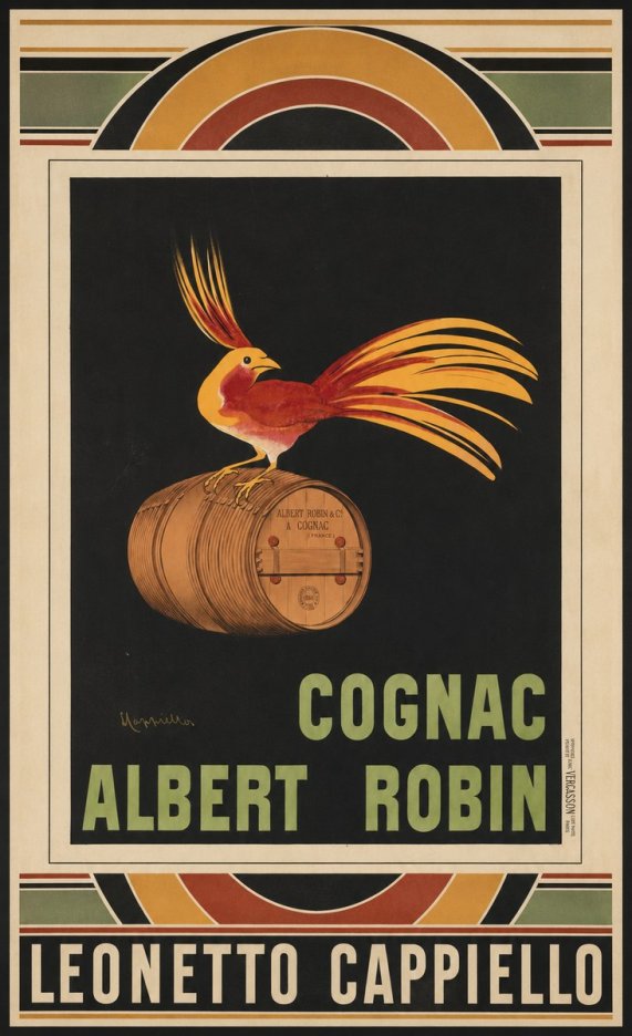 Leonetto Cappiello Cognac Albert Robin No4 - Plakát