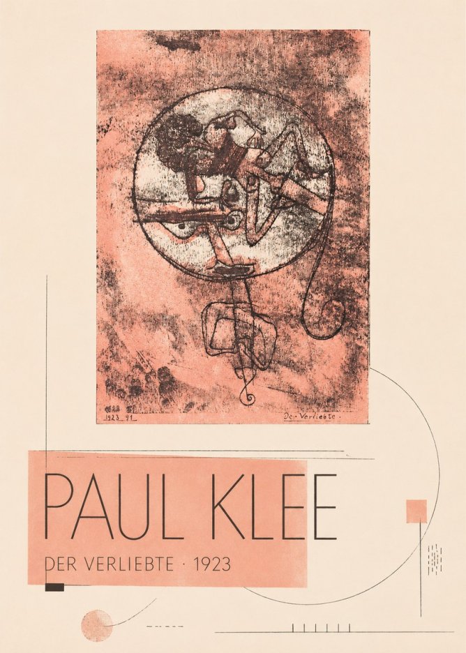 Paul Klee Der Verliebte II No3 - Plakát