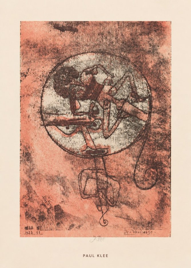 Paul Klee Der Verliebte II No6 - Plakát