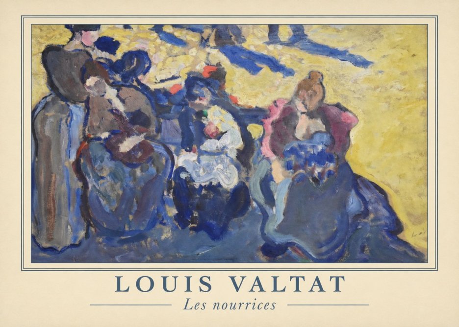 Louis Valtat Les Nourrices No3 - Plakát