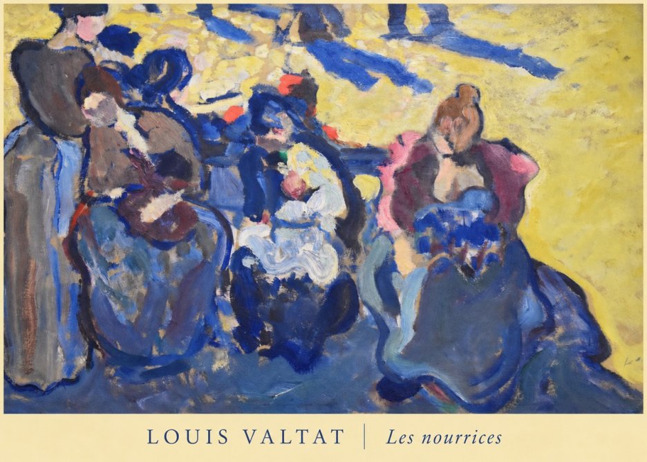 Louis Valtat Les Nourrices No6 - Plakát