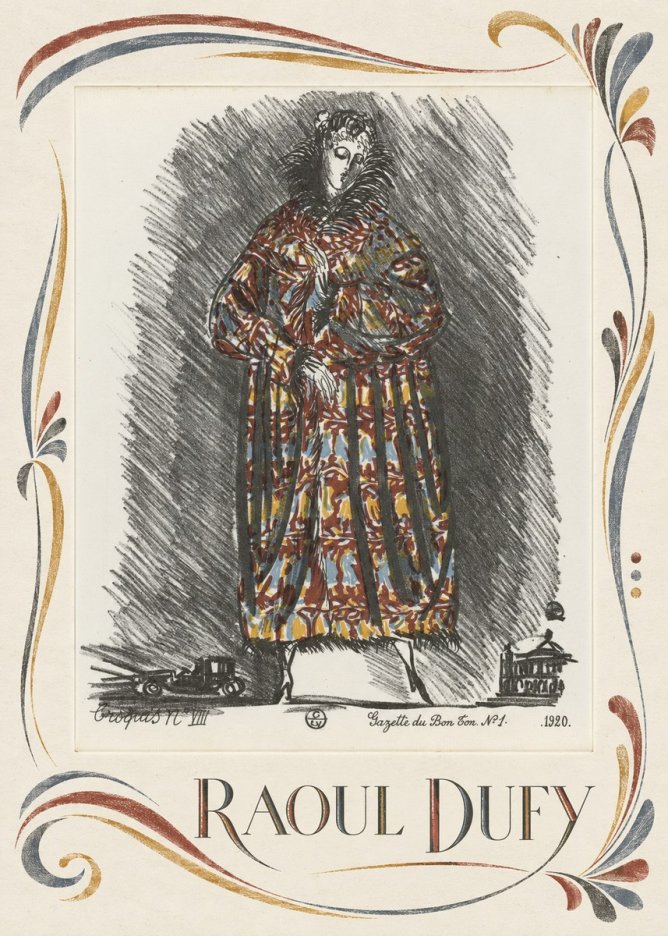 Raoul Dufy Croquis N. Viii No4 - Plakát