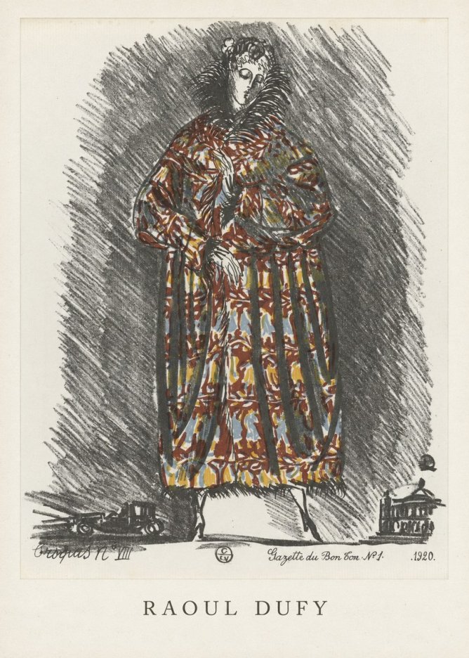 Raoul Dufy Croquis N. Viii No6 - Plakát