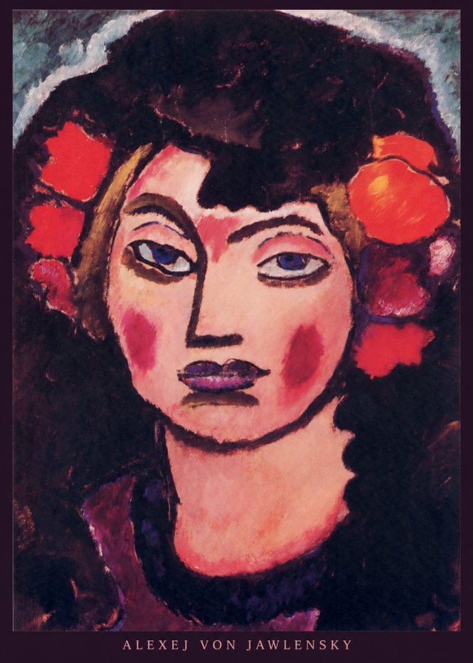 Alexej von Jawlensky Portrait of a Woman No5 - Plakát