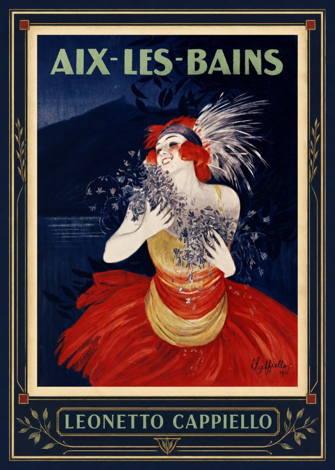 Leonetto Cappiello Aix-les-bains No1 - Plakát