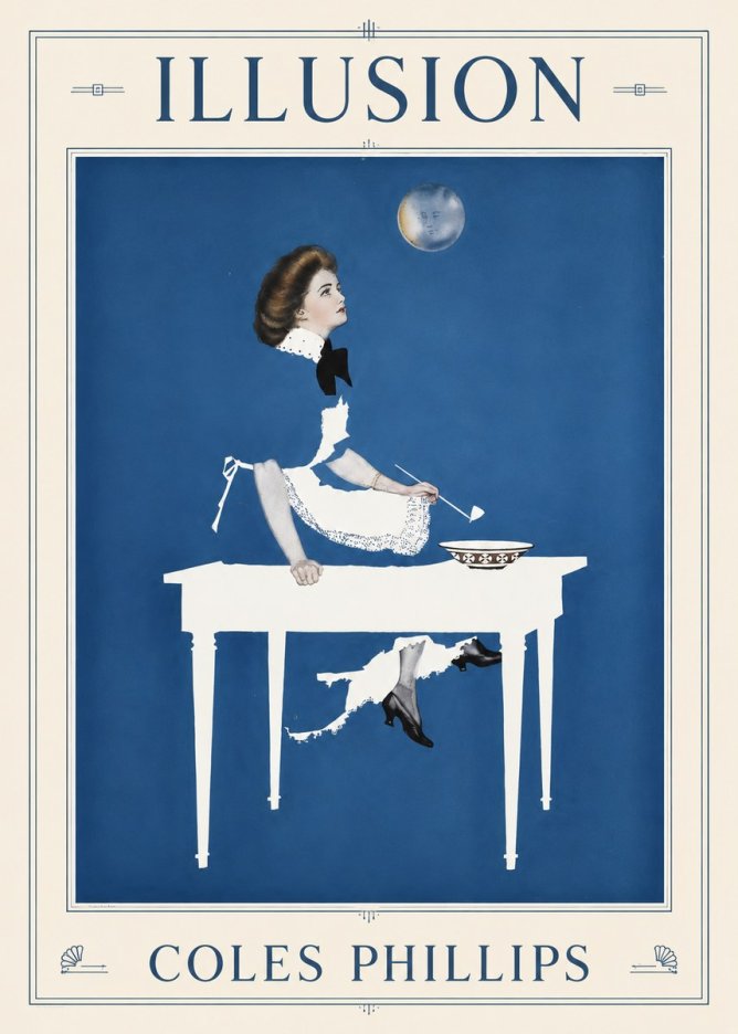 Coles Phillips Illusion No1 - Plakát