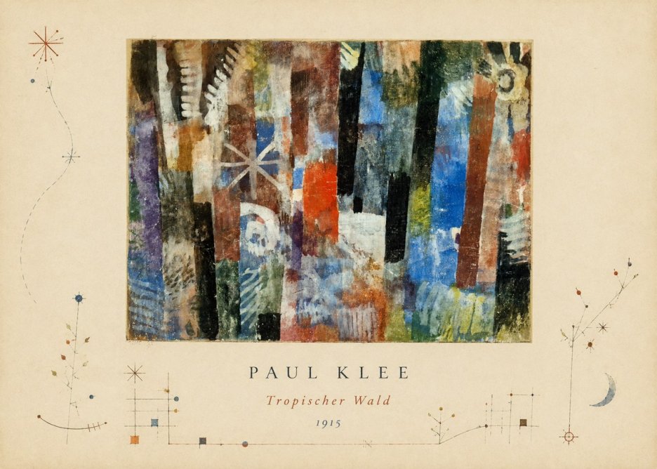 Paul Klee Tropischer Wald No3 - Plakát