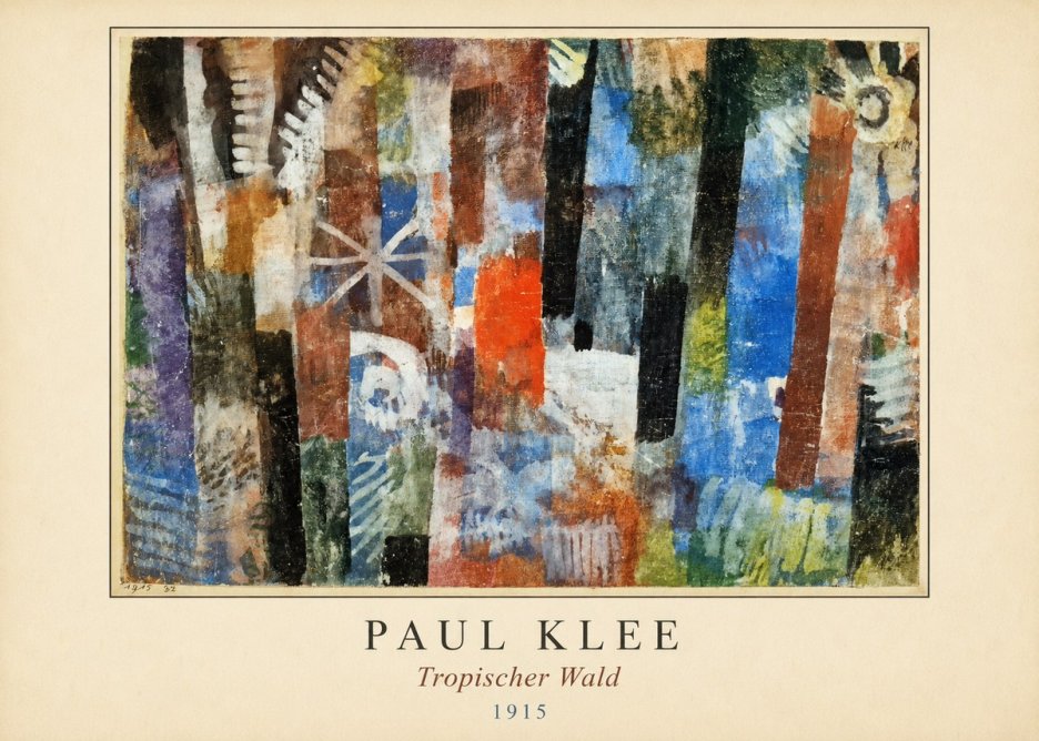 Paul Klee Tropischer Wald No4 - Plakát