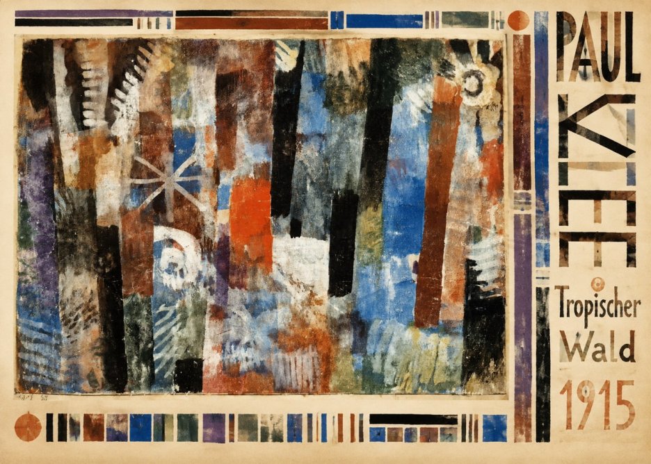 Paul Klee Tropischer Wald No5 - Plakát