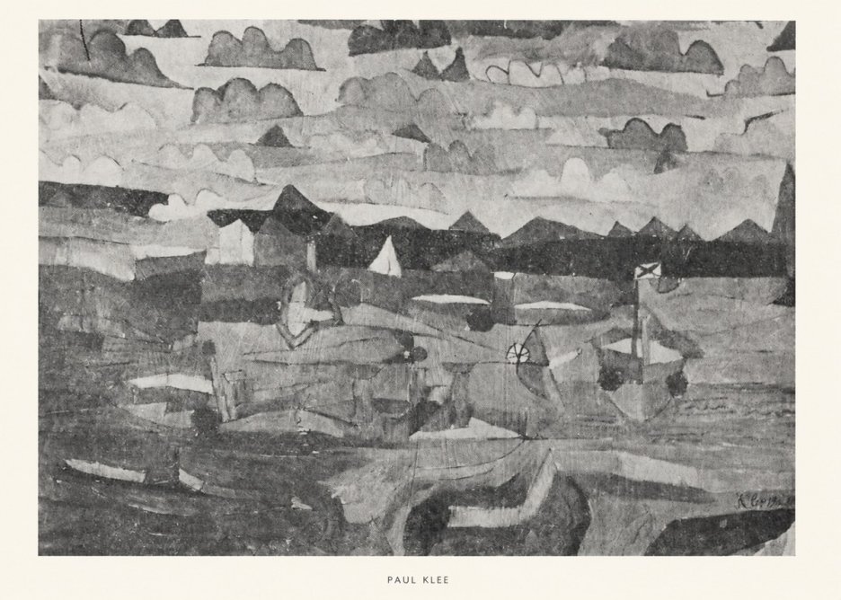 Paul Klee Coastal Landscape No6 - Plakát