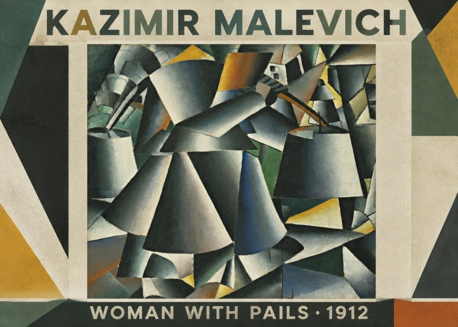 Kazimir Malevich Woman with Pails No1 - Plakát