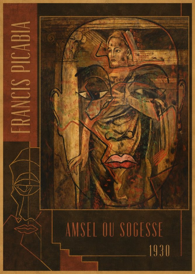 Francis Picabia Amsel Ou Sogesse No2 - Plakát