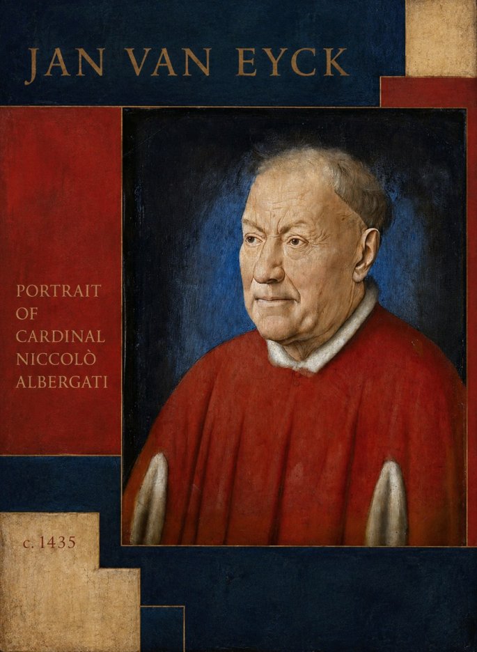 Jan van Eyck Portrait of Cardinal Niccolò Albergati No6 - Plakát