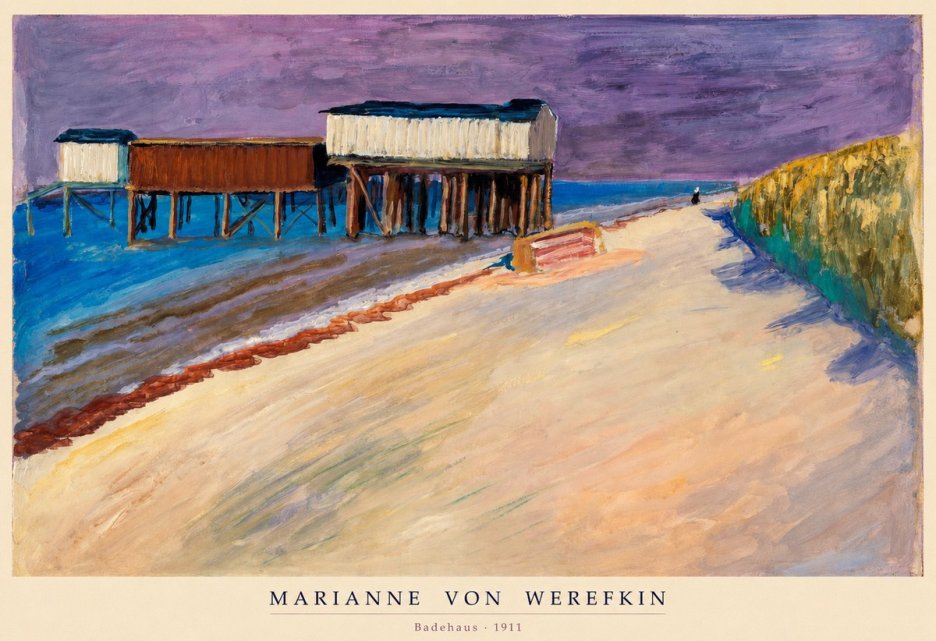 Marianne von Werefkin Badehaus No6 - Plakát
