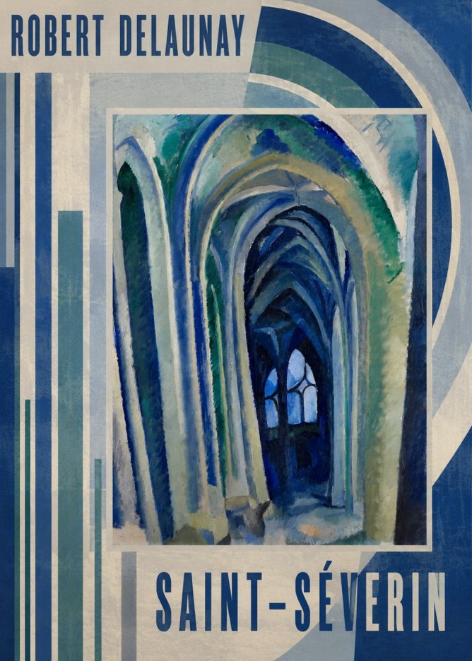 Robert Delaunay Saint-séverin No2 - Plakát