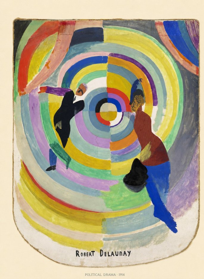 Robert Delaunay Political Drama No6 - Plakát