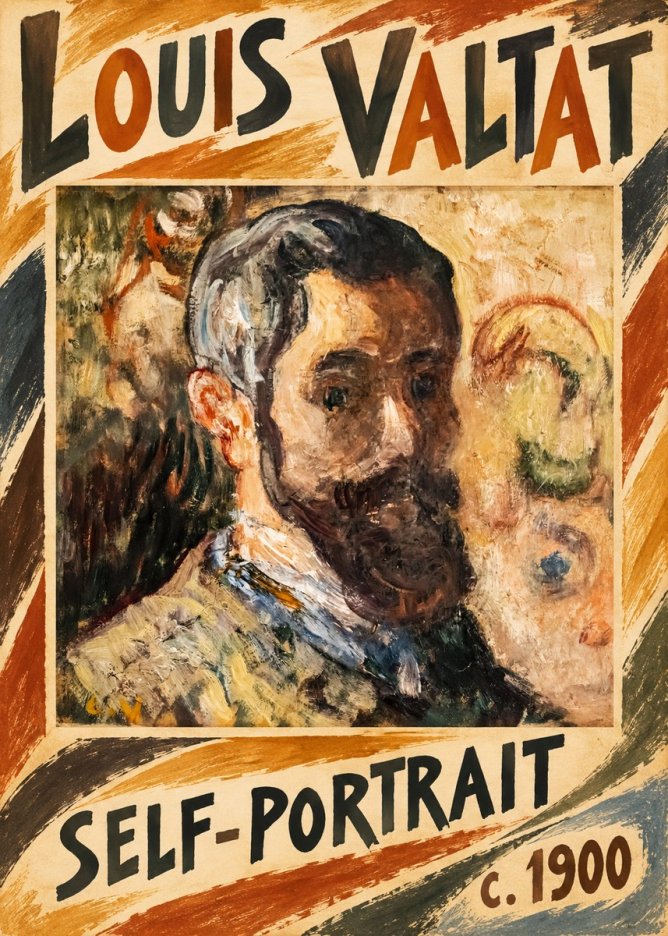 Louis Valtat Self-portrait No3 - Plakát