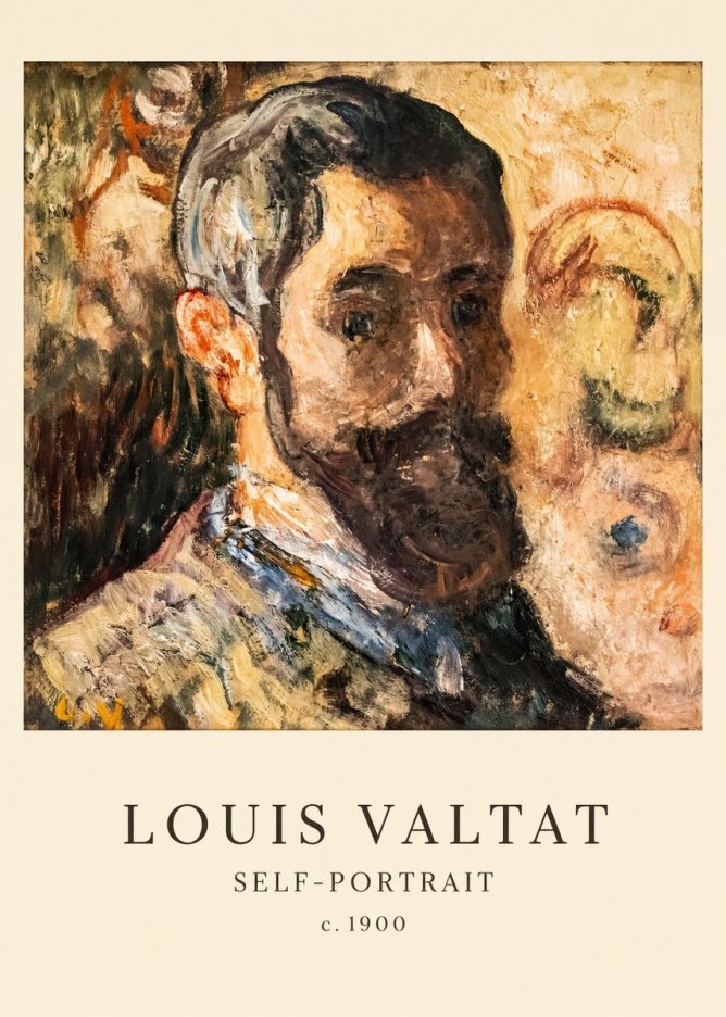 Louis Valtat Self-portrait No6 - Plakát