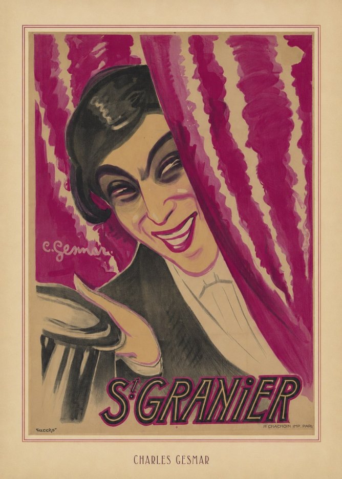 Charles Gesmar S! Granier II No3 - Plakát