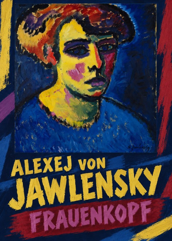 Alexej von Jawlensky Frauenkopf No2 - Plakát