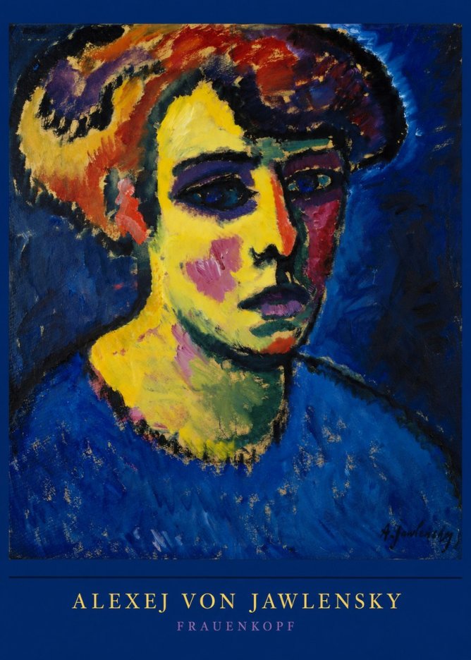 Alexej von Jawlensky Frauenkopf No6 - Plakát