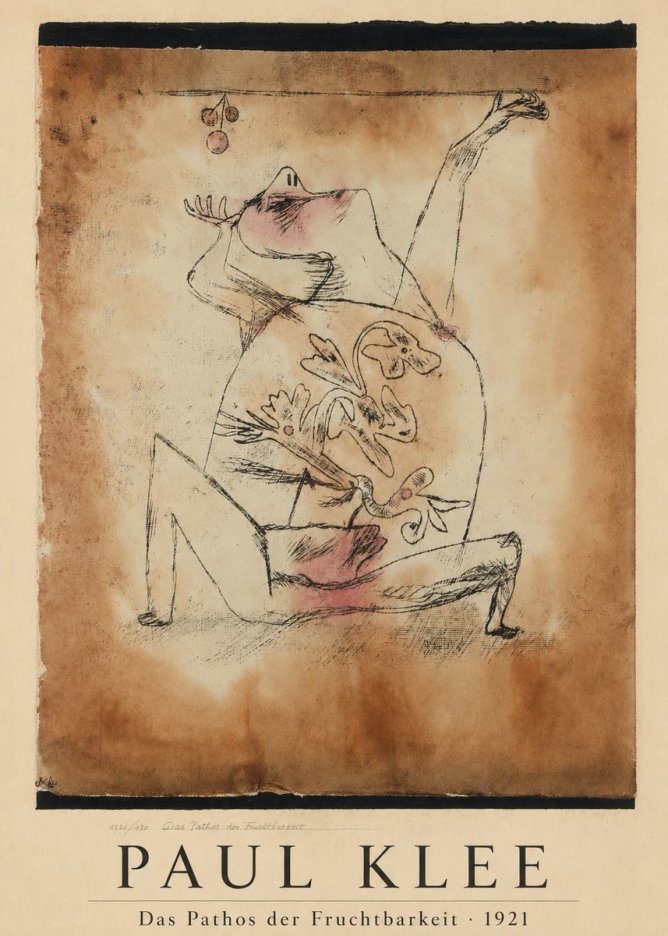 Paul Klee Das Pathos Der Fruchtbarkeit No1 - Plakát