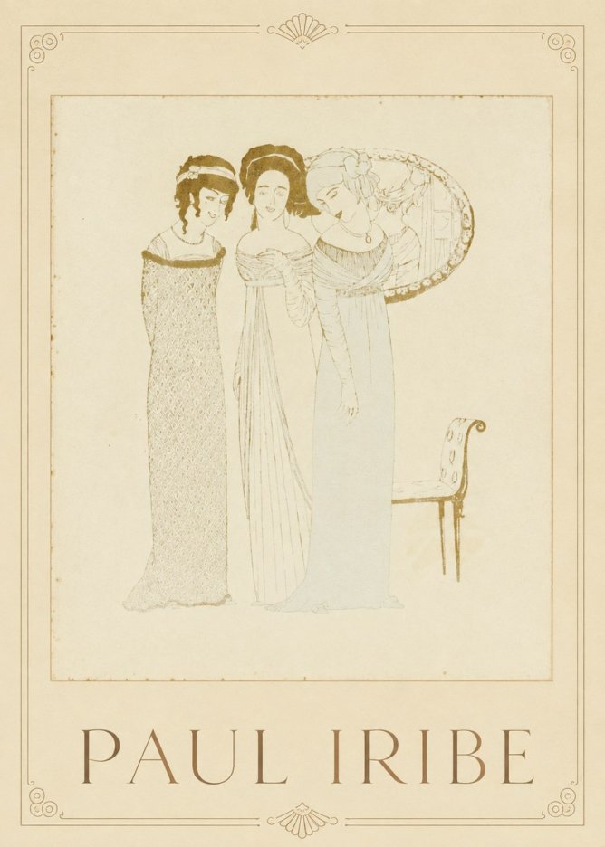 Paul Iribe Elegant Figures No1 - Plakát