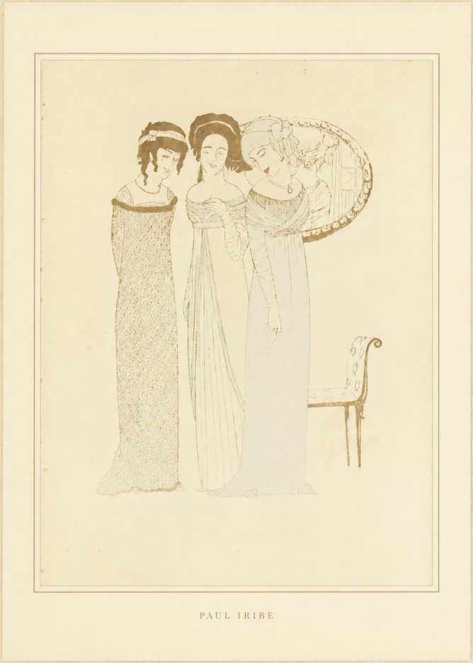Paul Iribe Elegant Figures No4 - Plakát