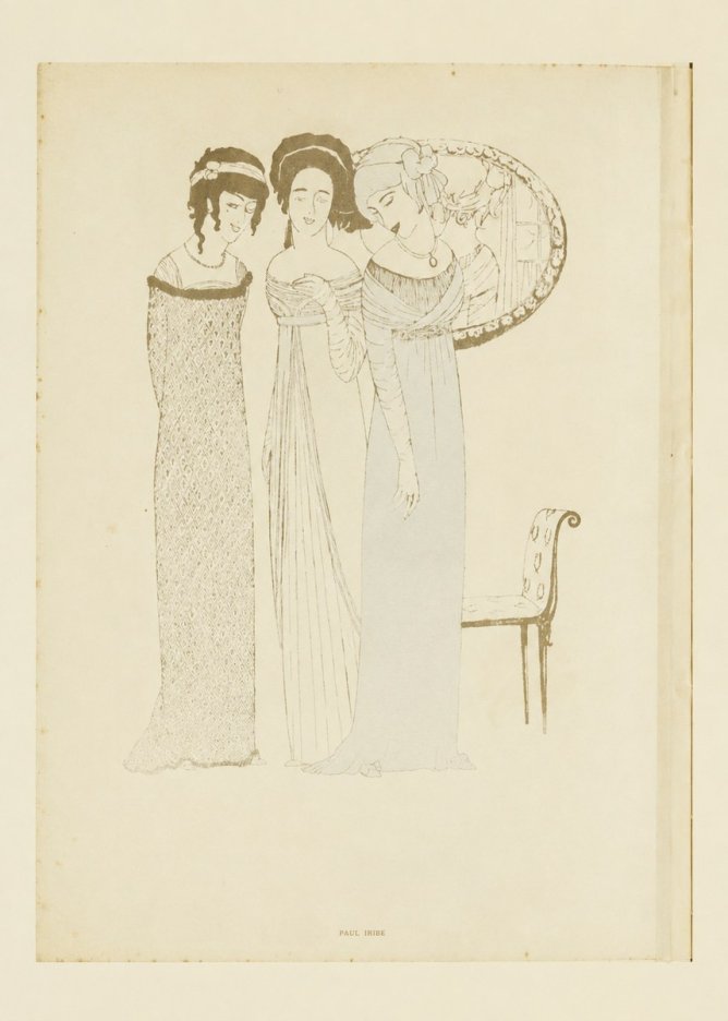 Paul Iribe Elegant Figures No5 - Plakát