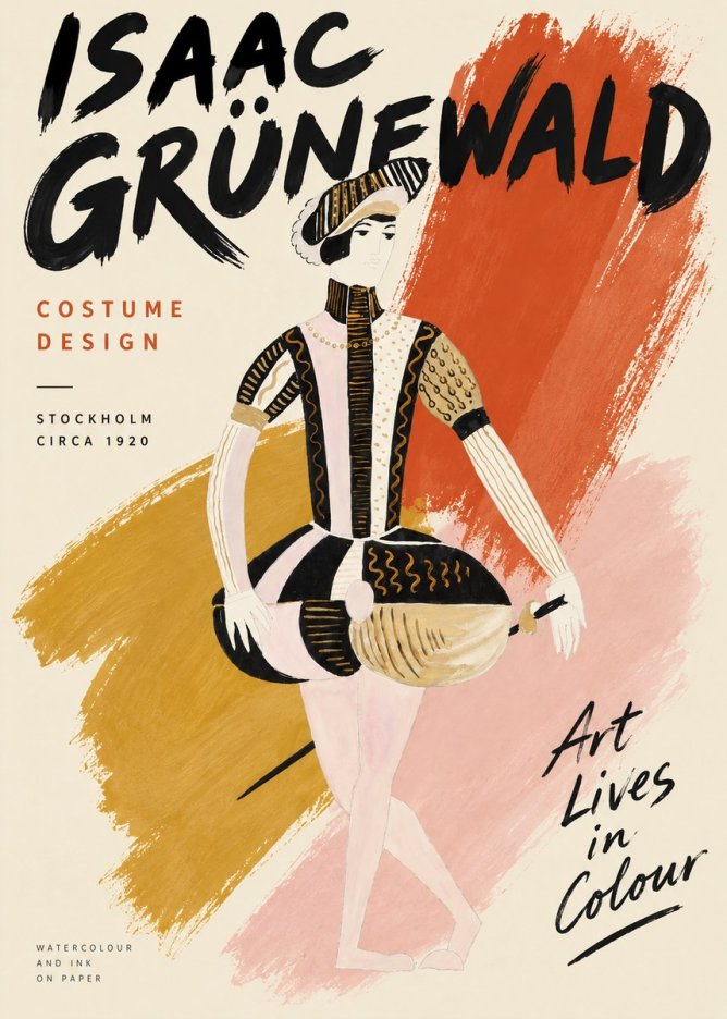 Isaac Grünewald Costume Study VI No3 - Plakát