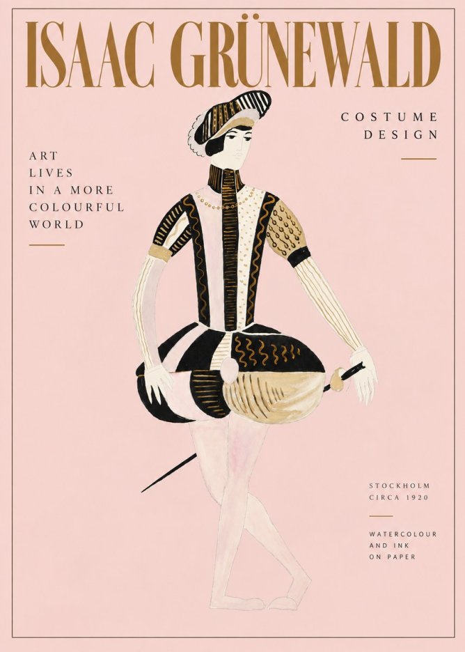 Isaac Grünewald Costume Study VI No6 - Plakát