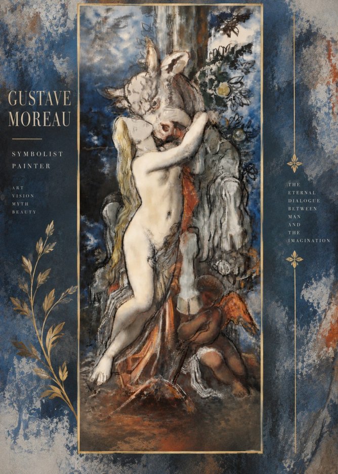 Gustave Moreau Europe and the Bull No6 - Plakát