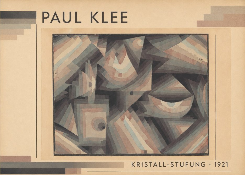 Paul Klee Kristall-stufung II No1 - Plakát
