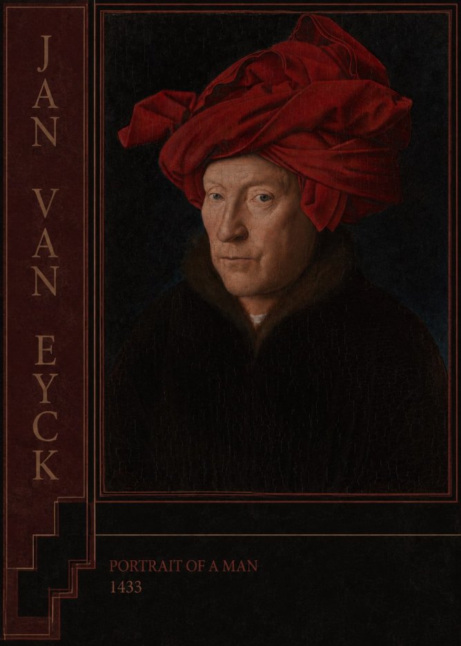 Jan van Eyck Portrait of a Man IV No2 - Plakát