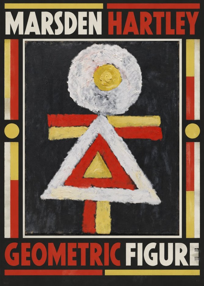 Marsden Hartley Geometric Figure No1 - Plakát