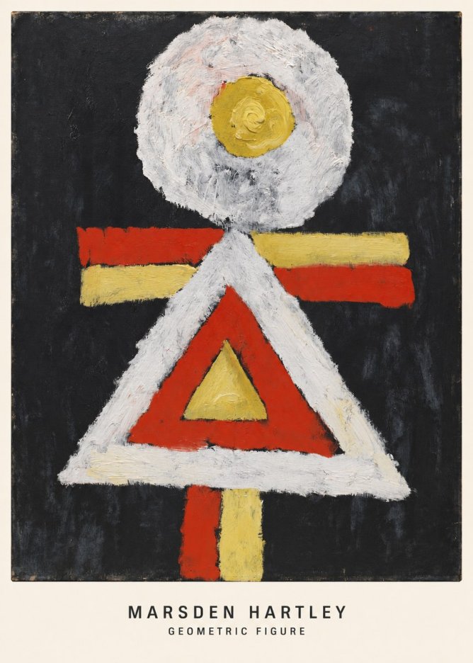 Marsden Hartley Geometric Figure No6 - Plakát