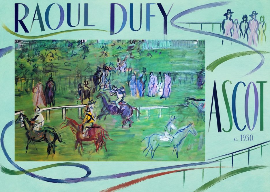 Raoul Dufy Ascot No6 - Plakát