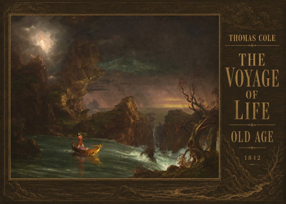 Thomas Cole The Voyage of Life: Old Age V No3 - Plakát