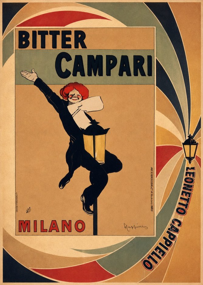 Leonetto Cappiello Bitter Campari II No6 - Plakát