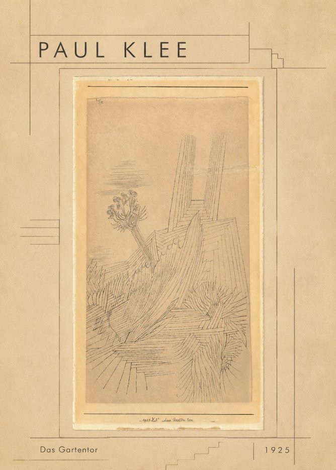 Paul Klee Das Gartentor I No1 - Plakát