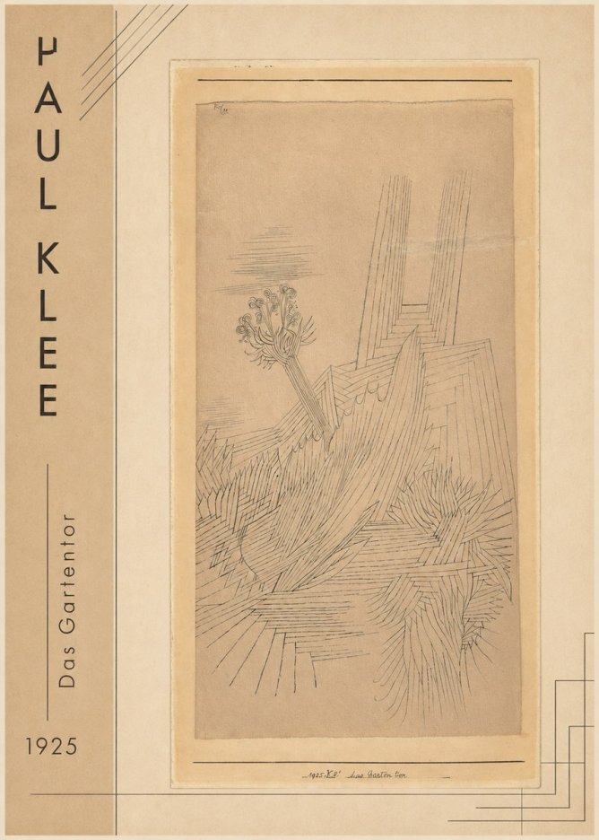 Paul Klee Das Gartentor I No2 - Plakát