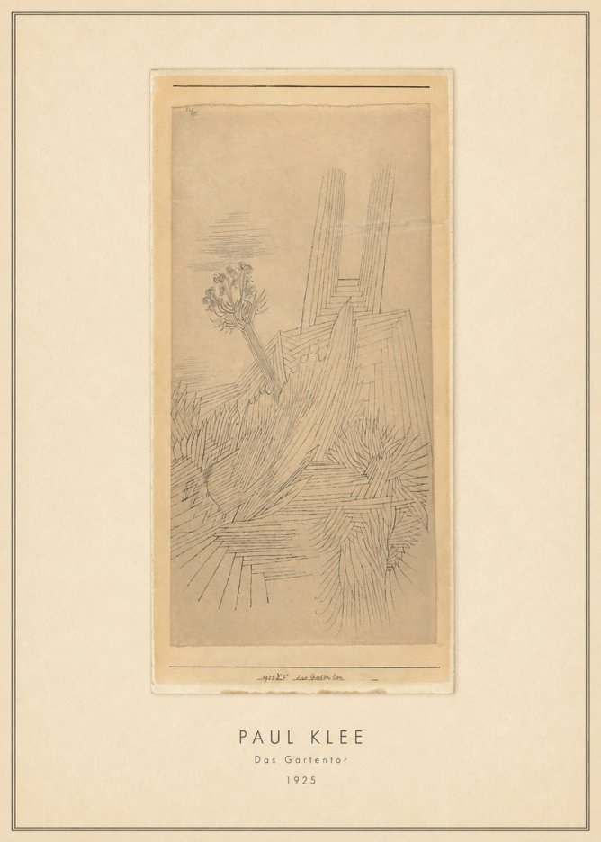 Paul Klee Das Gartentor I No3 - Plakát