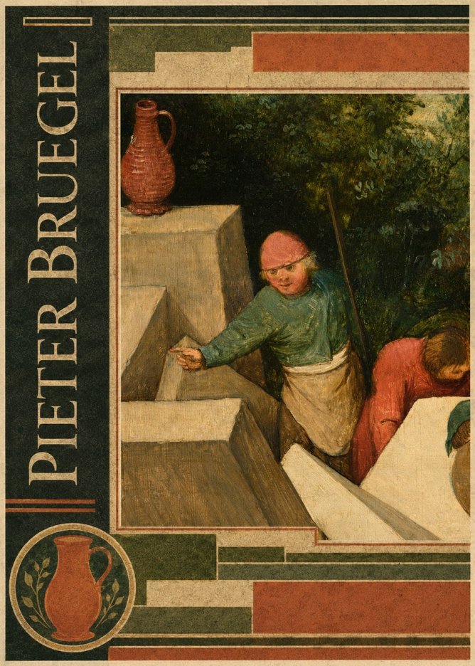 Pieter Bruegel The Tower of Babel XIX No6 - Plakát