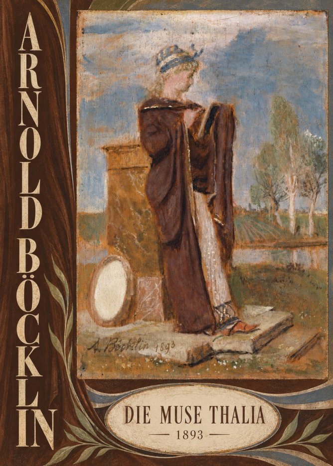 Arnold Böcklin Die Muse Thalia I No6 - Plakát