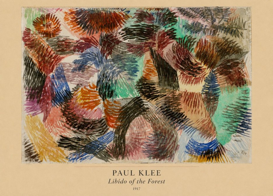 Paul Klee Libido of the Forest No4 - Plakát
