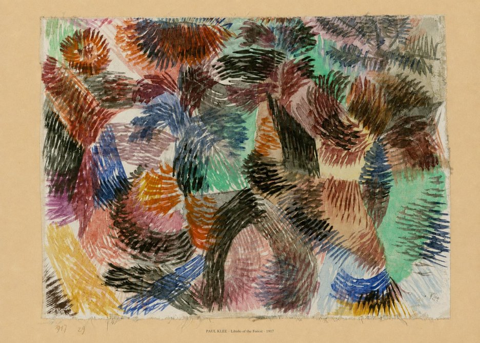 Paul Klee Libido of the Forest No6 - Plakát