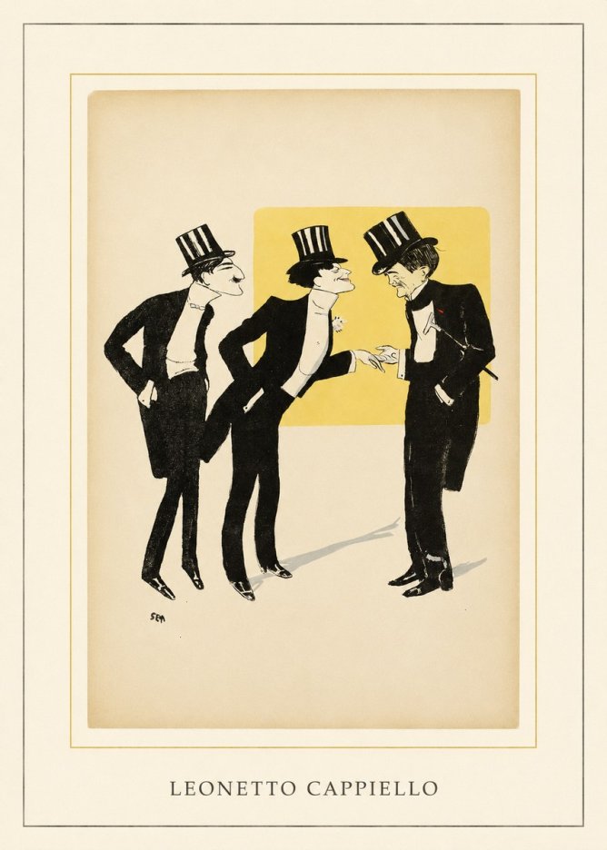 Leonetto Cappiello Leonetto Cappiello IV No3 - Plakát
