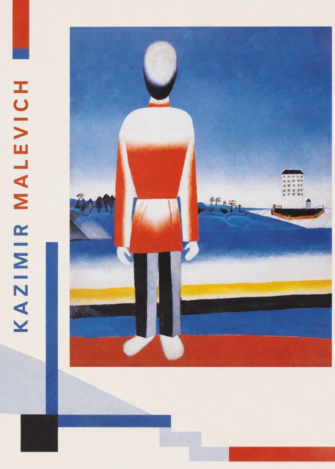 Kazimir Malevich Peasant No2 - Plakát