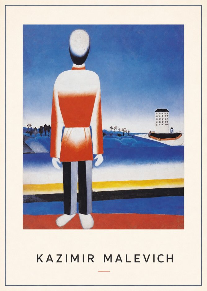 Kazimir Malevich Peasant No4 - Plakát