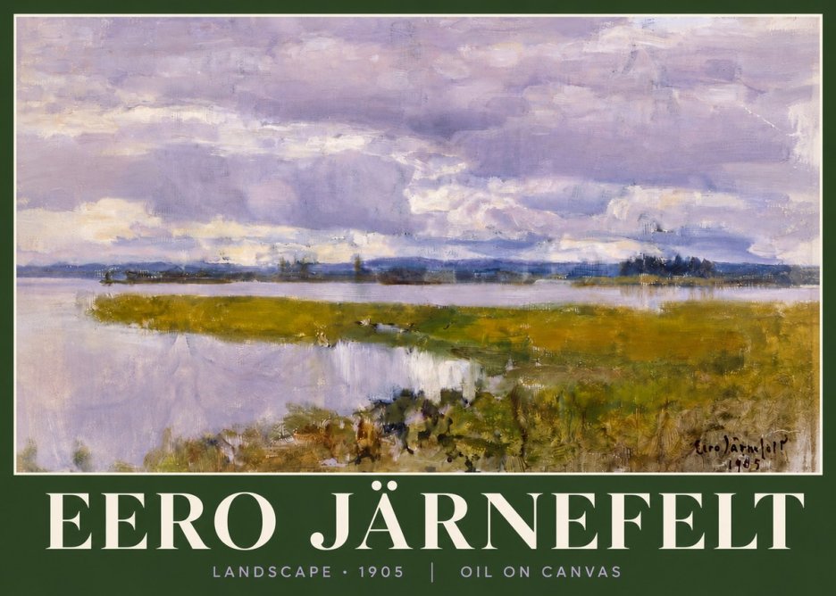 Eero Järnefelt Landscape No4 - Plakát